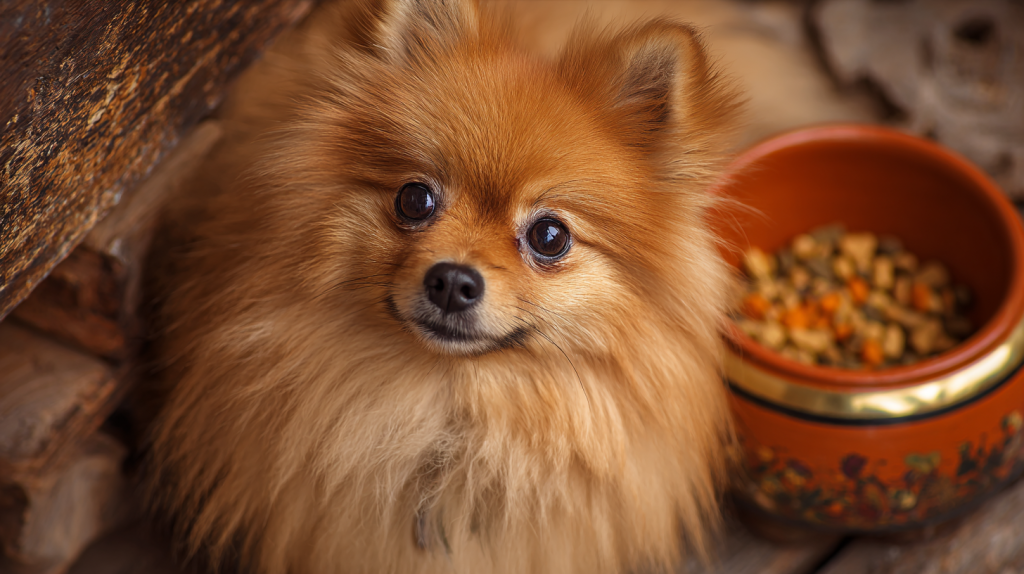 pomeranian-spitz-of-fox-color-has-dry-food-from-the-bowl_-1 (1).png