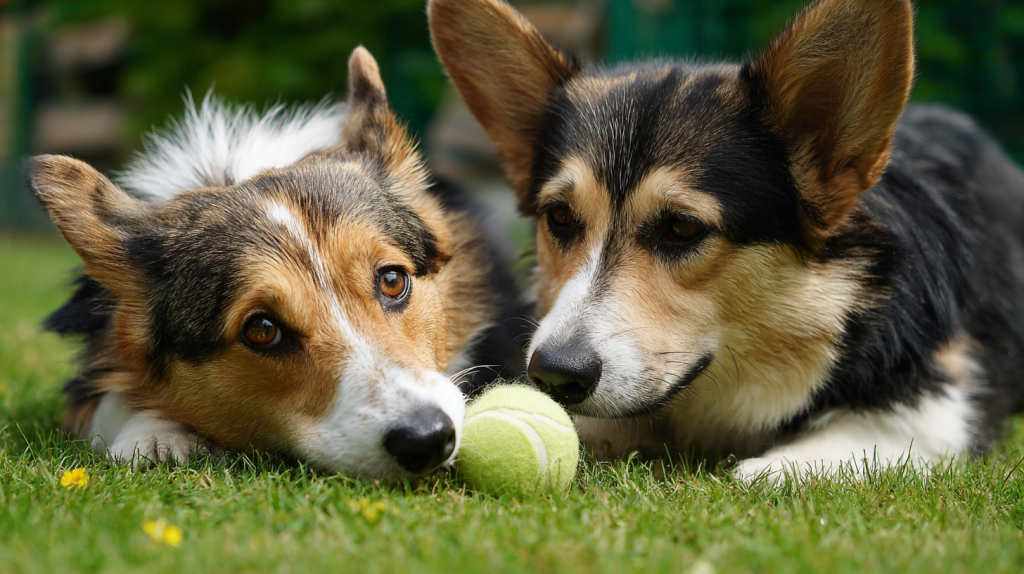 dog_breed_Welsh_Corgi_Pembroke_plays_with_a_dog_breed_Wels.png