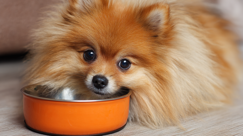 pomeranian-spitz-of-fox-color-has-dry-food-from-the-bowl_-1.png