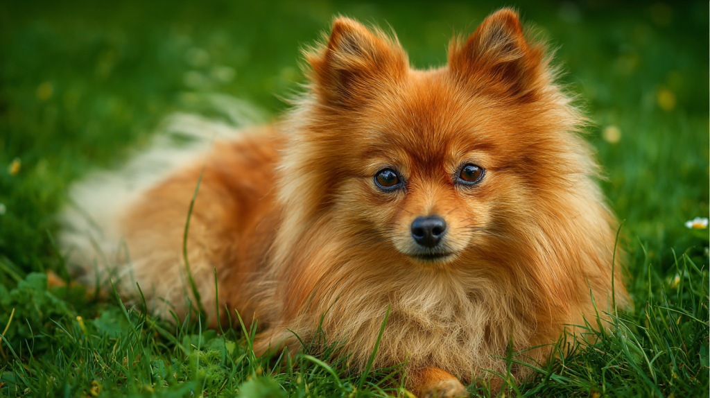 klubus_Pomeranian_spitz_lies_on_the_grass_green_of_different_colors.png klubus_Pomeranian_spitz_lies_on_the_grass_green_of_different_colors.png