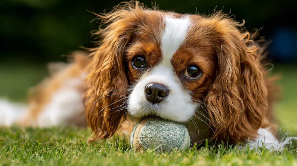klubus_cavalier-king-charles-spaniel-plays-on-the-green-grass-.png