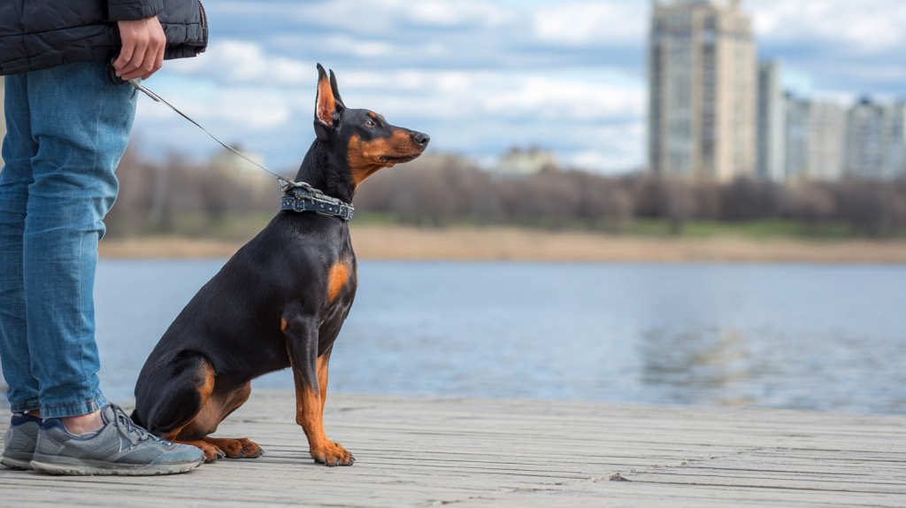 The_dog_trainer_is_training_a_dog_of_the_Doberman_breed_--q.png The_dog_trainer_is_training_a_dog_of_the_Doberman_breed_--q.png